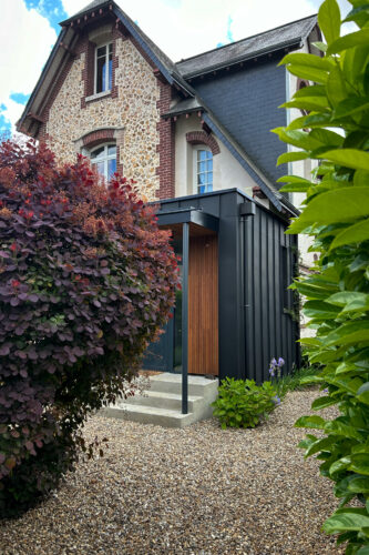 extension maison entrée et pièces de vies refection de la cuisine modification, réhabilitation rénovation