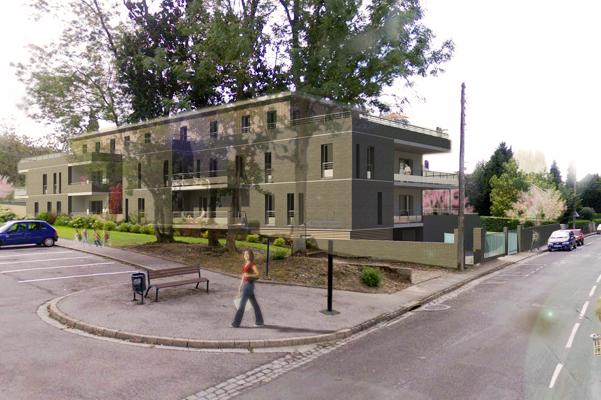 perspective rue de la haie