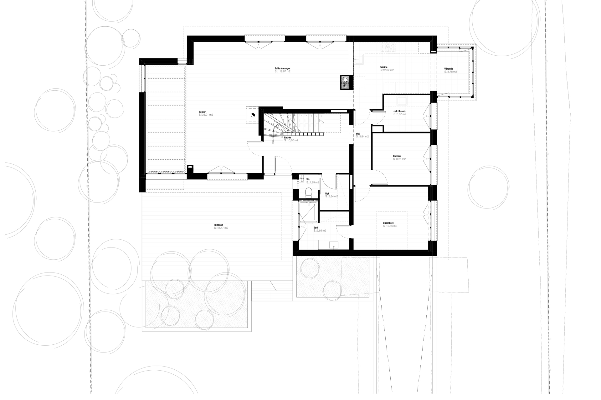 SNAKE plan rdc projetOK
