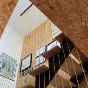 Maison ossature bois Bois-Guillaume Normandie escalier