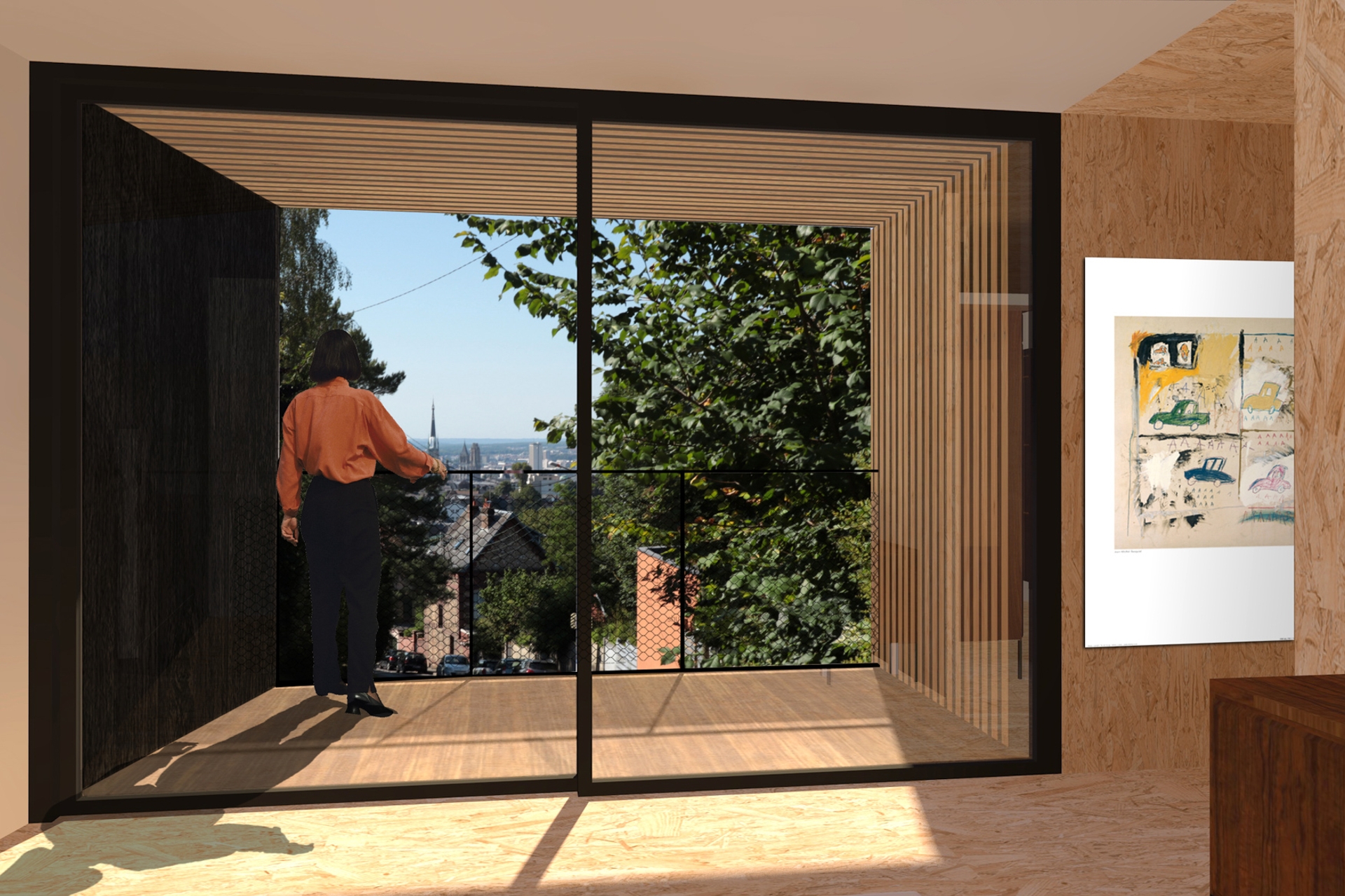 Maison ossature bois Bois-Guillaume Normandie