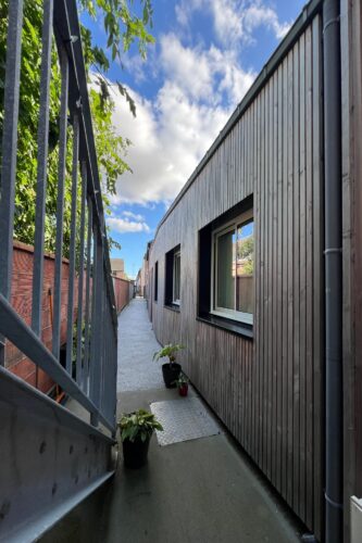 création logement maison bois zinc le neubourg normandie rouen Aurélie Bardin Architecte