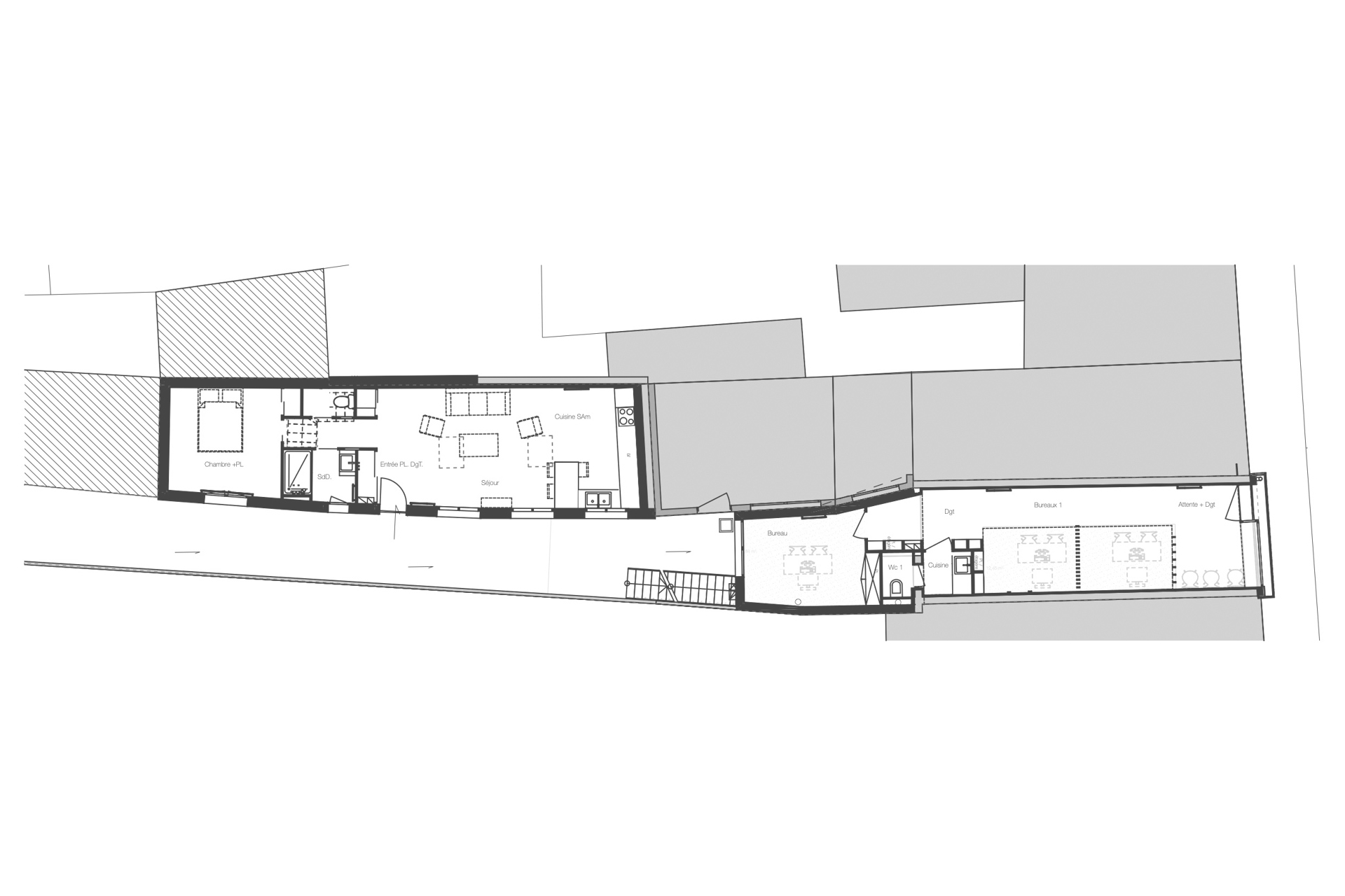 création logement maison bois zinc le neubourg normandie rouen Aurélie Bardin Architecte