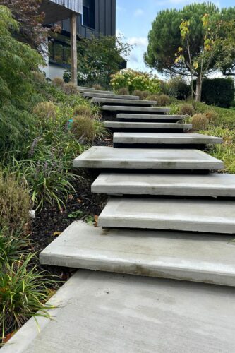 extension surélévation maison bois zinc normandie rouen Aurélie Bardin Architecte