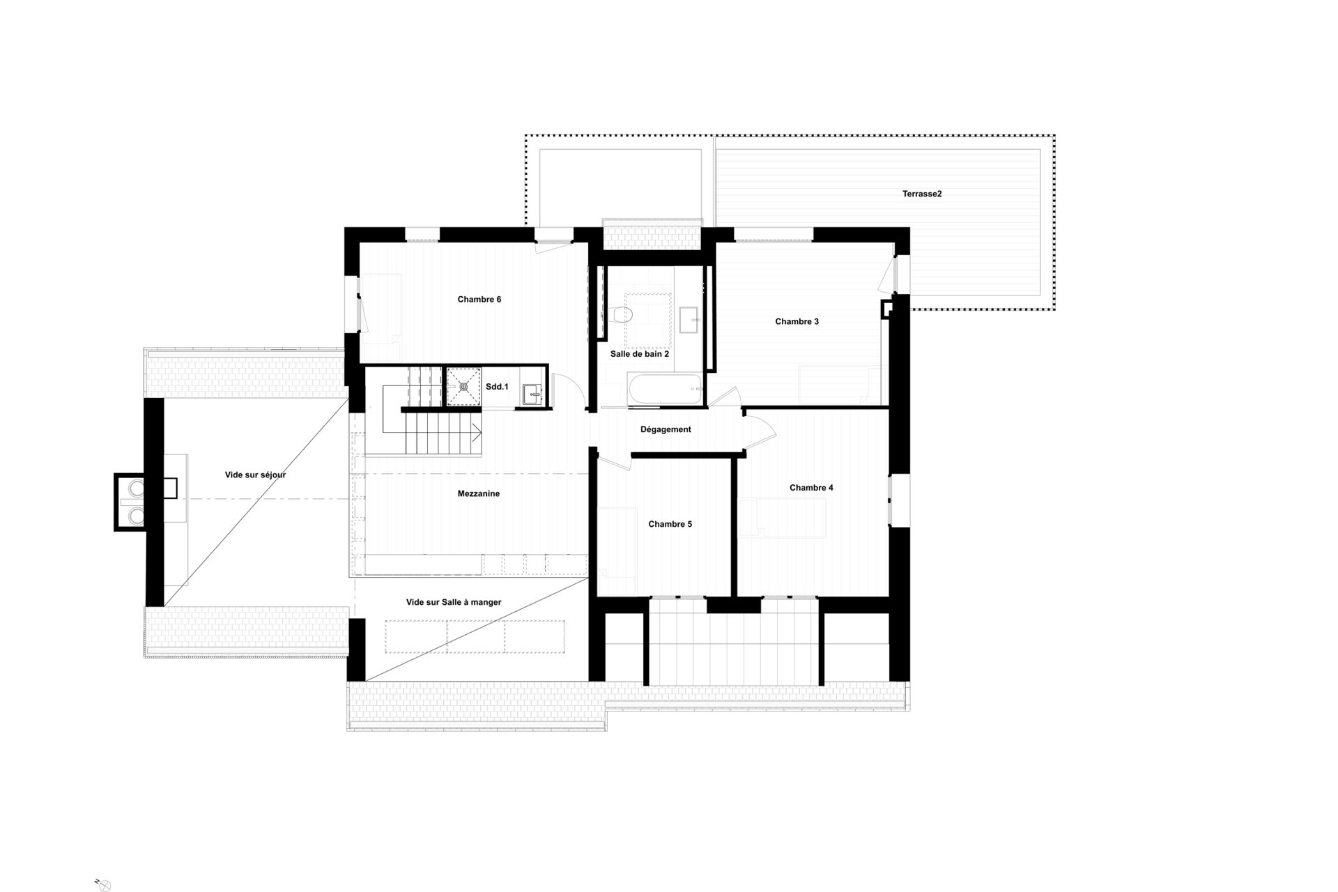 extension surélévation maison bois zinc normandie rouen Aurélie Bardin Architecte
