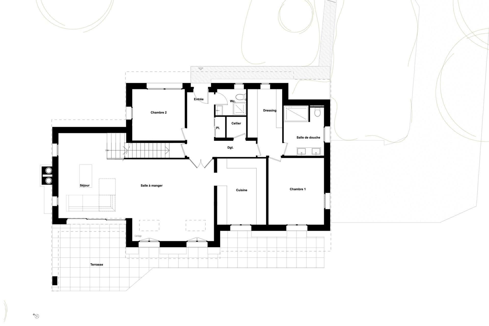 extension surélévation maison bois zincnormandie rouen Aurélie Bardin Architecte